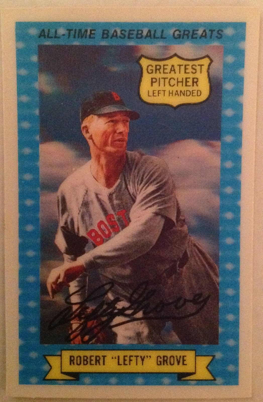 RunFore!Kellogg's Baseball Cards 1972 Kellogg's AllTime Greats