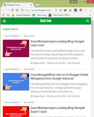 Cara Mengecek Apakah Template Sudah Mobile Friendly Atau Belum Cara Mengecek Apakah Template Sudah Mobile Friendly Atau Belum