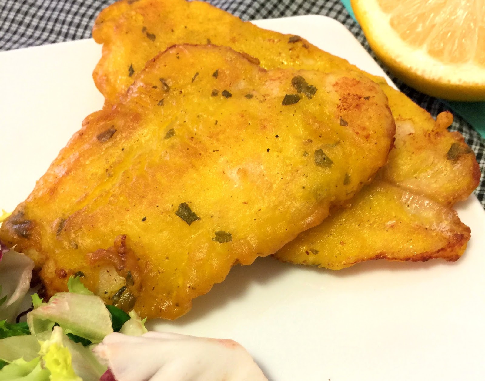 La cocina de Merche Borjas FILETES DE MERLUZA REBOZADOS A LA CERVEZA