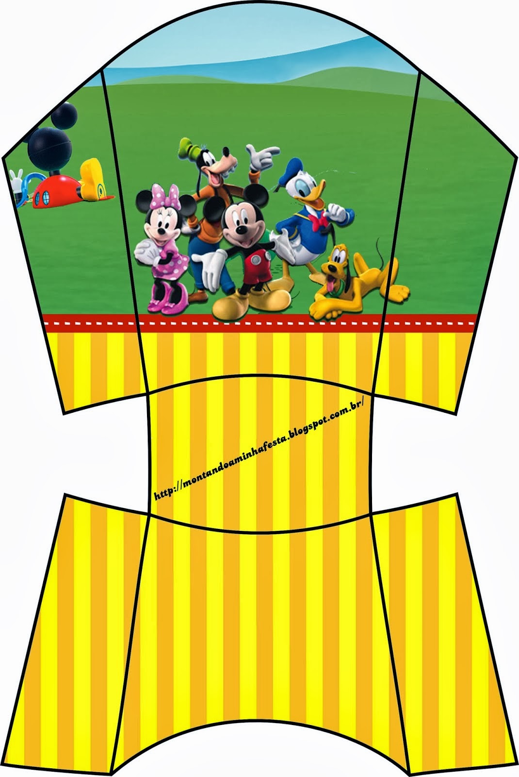 Casa de Mickey: Cajas para Imprimir Gratis. - Ideas y material gratis