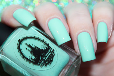 Swatch of the nail polish "Sweet Mint" from Enchanted Polish