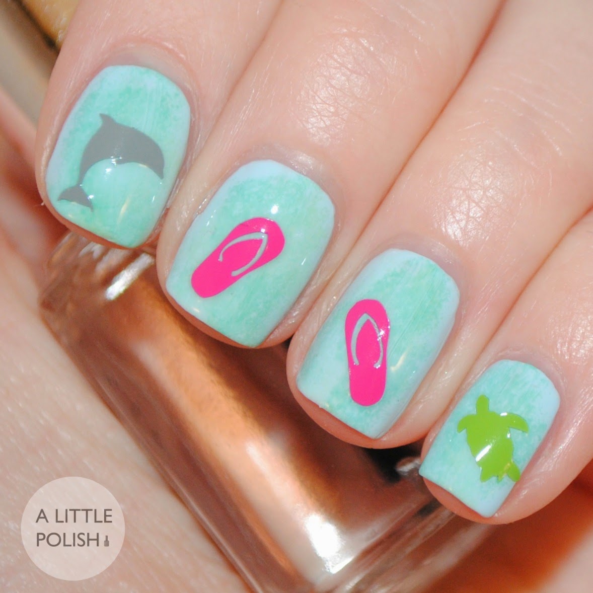 A Little Polish Vinyl Nail Decals from Lacquer by Lissa