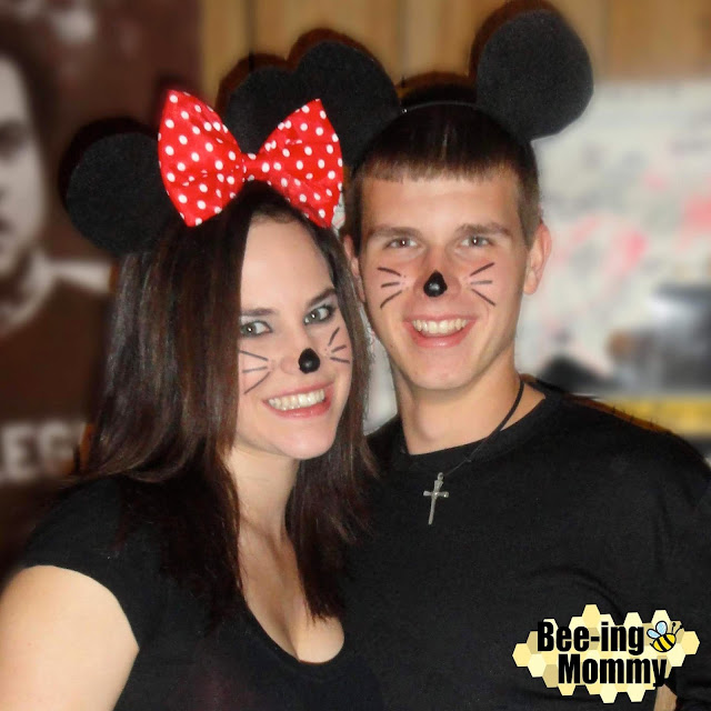 Mickey and Minnie Mouse Inspired Couple's Costume