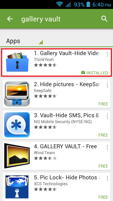 Hide Picture and Video from Phone Gallery