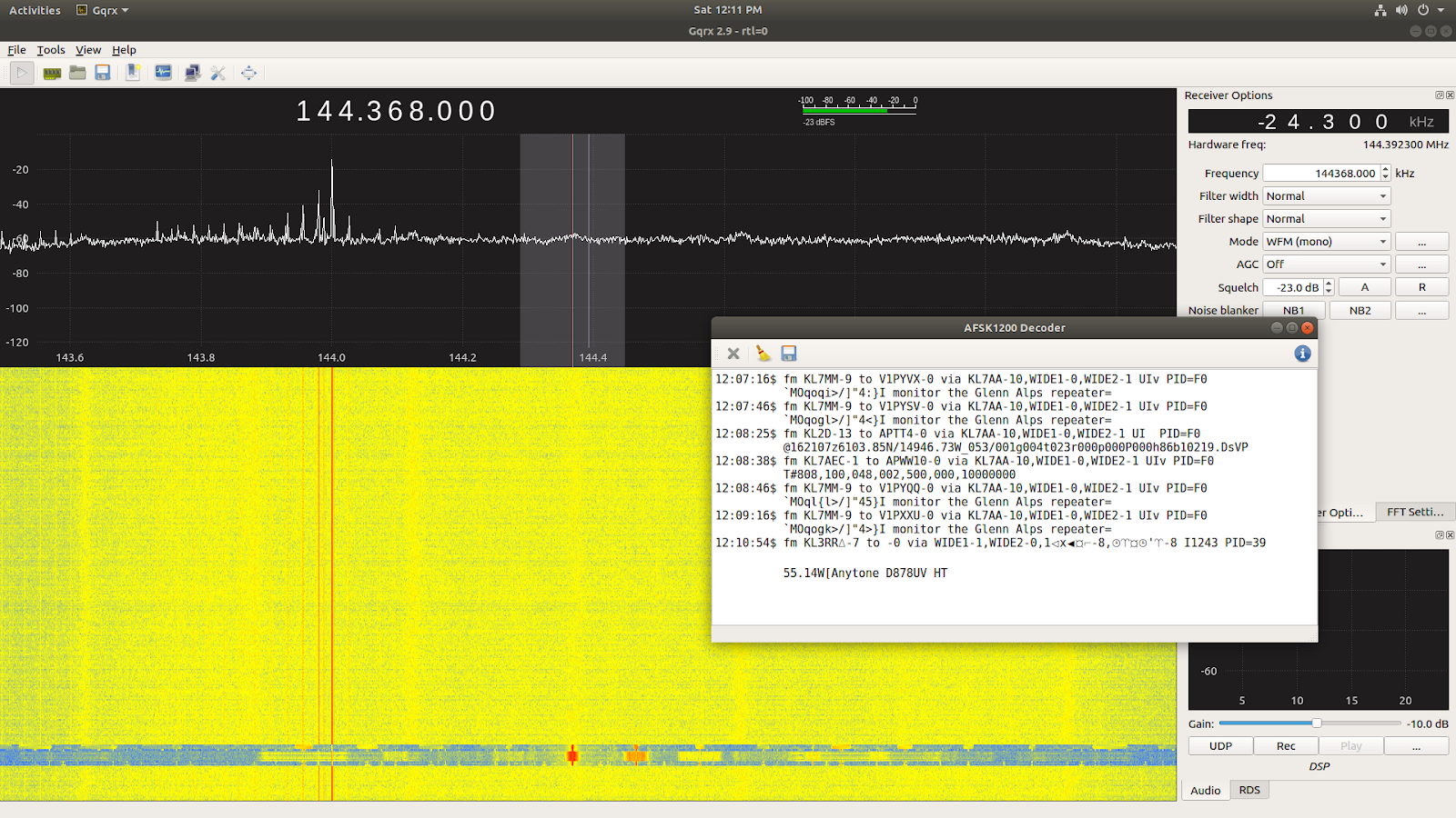 KL3RR Amateur Radio Station in Alaska APRS troubleshooting