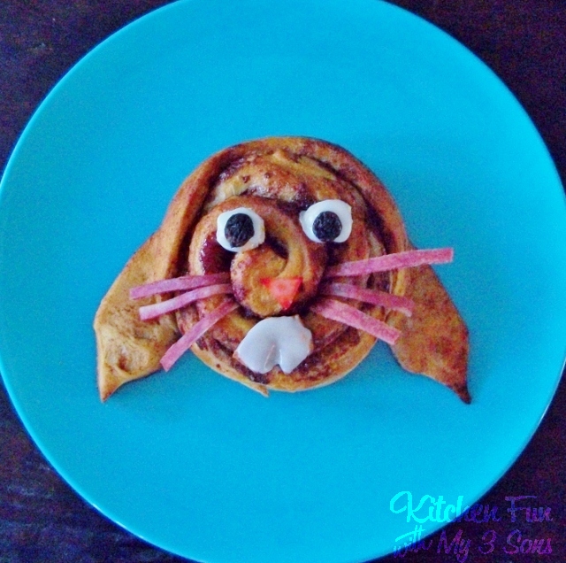 Cinnamon Bunny Buns Kitchen Fun With My 3 Sons
