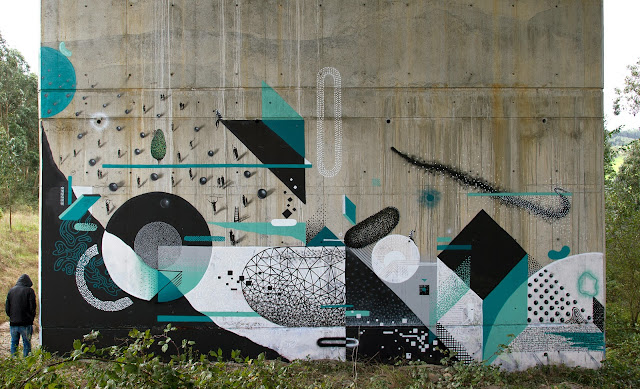 Street Art Collaborations By Xuan Alyfe And Nelio In Somao And Aviles, Spain.