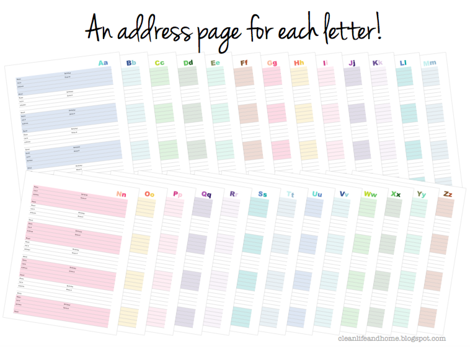 Html Pattern For Address | clean life and home new printable address book with tabs Html Pattern For Address | clean life and home new printable address book with tabs