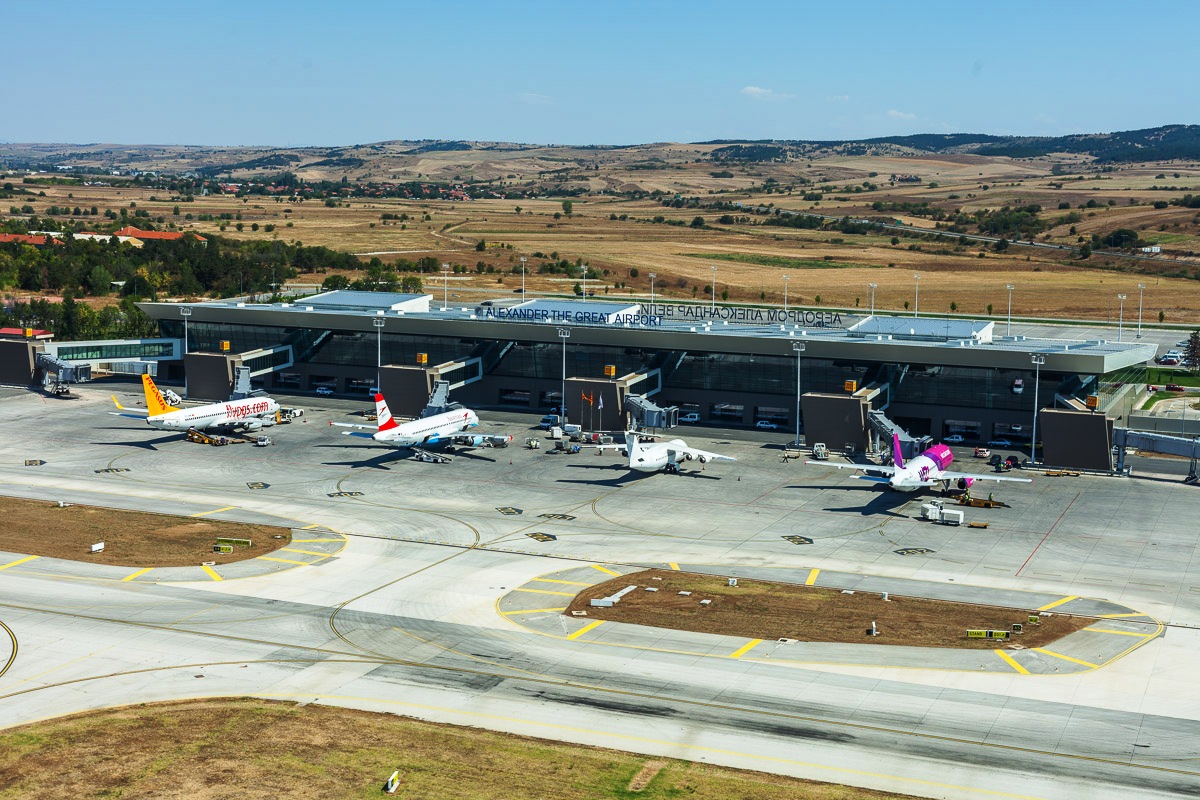 Skopje Airport's number improve
