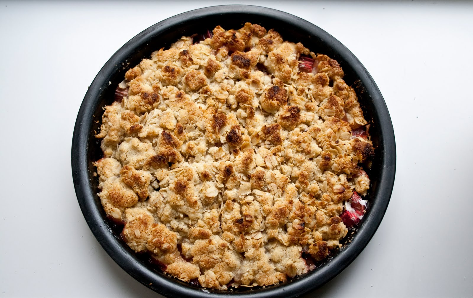 Hoglund #39 s Homemade: Rhubarb crumble