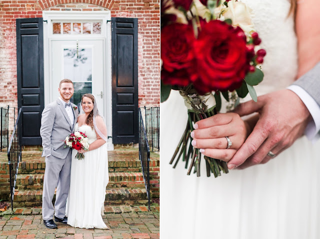 A Cranberry and Blue Autumn Wedding at Worsell Manor in Warwick, MD by Heather Ryan Photography 
