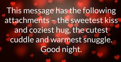 goodnight message