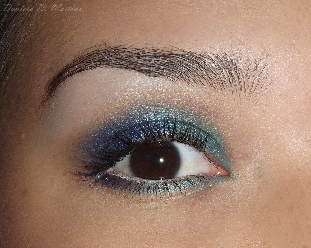 Manicure Todo Dia Tutorial Make azul