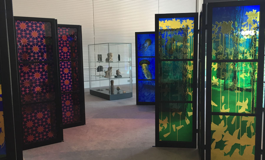 Brian Clarke Stained Glass Exhibition at the Sainsbury Centre