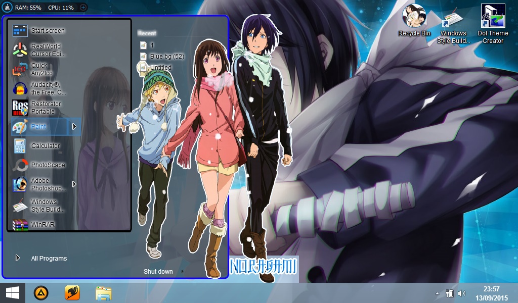 Download Tema Anime Untuk Windows 8.1 / Sword Art Online