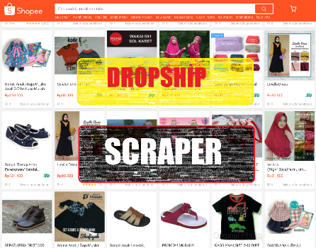 Dropship scraper yang meresahkan pelanggan online di Shopee
