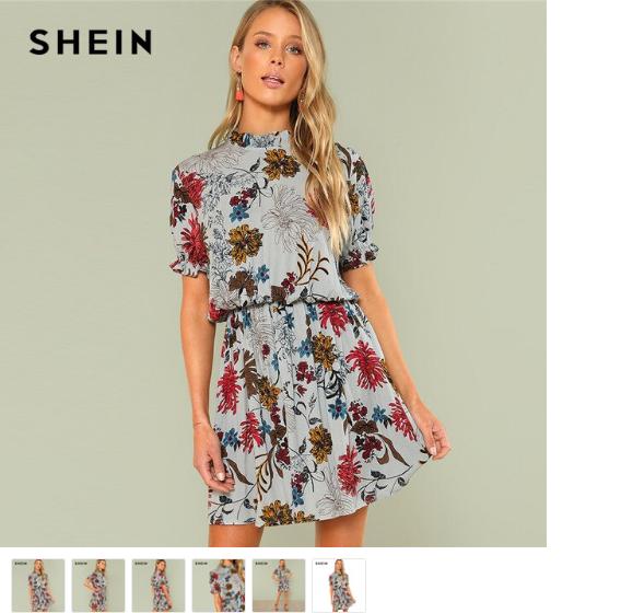 Cotton Midi Dress With Sleeves - Dresses For Sale Online - Department Store Sales Trends - Really Cheap Clothes Online Uk