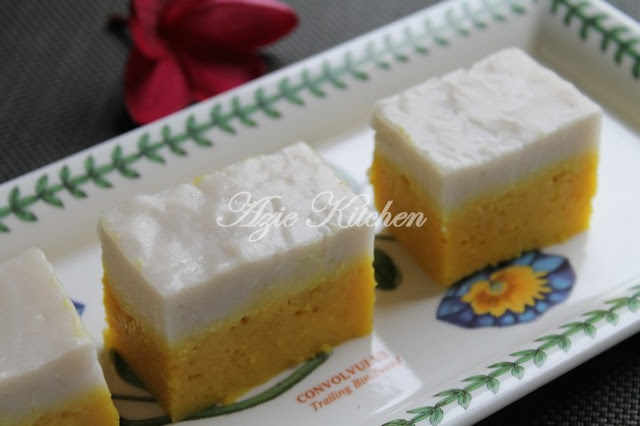Kuih Talam Durian Untuk Hidangan Petang - Azie Kitchen