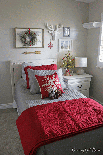 dekorasi natal rumah kamar tidur anak