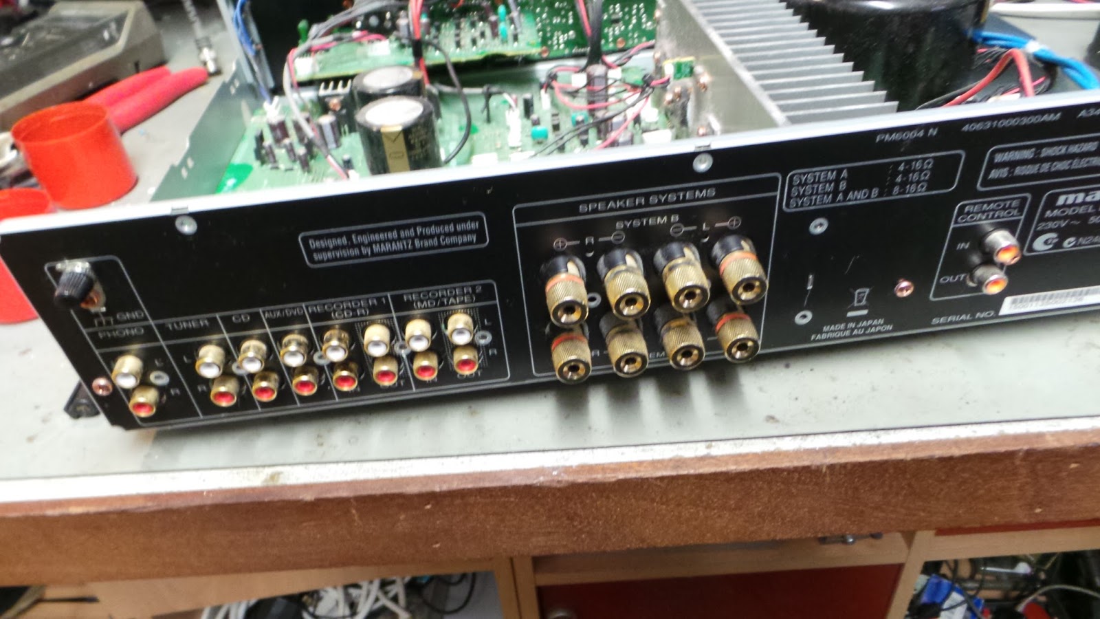 Doz' Blog Marantz PM6004 repair