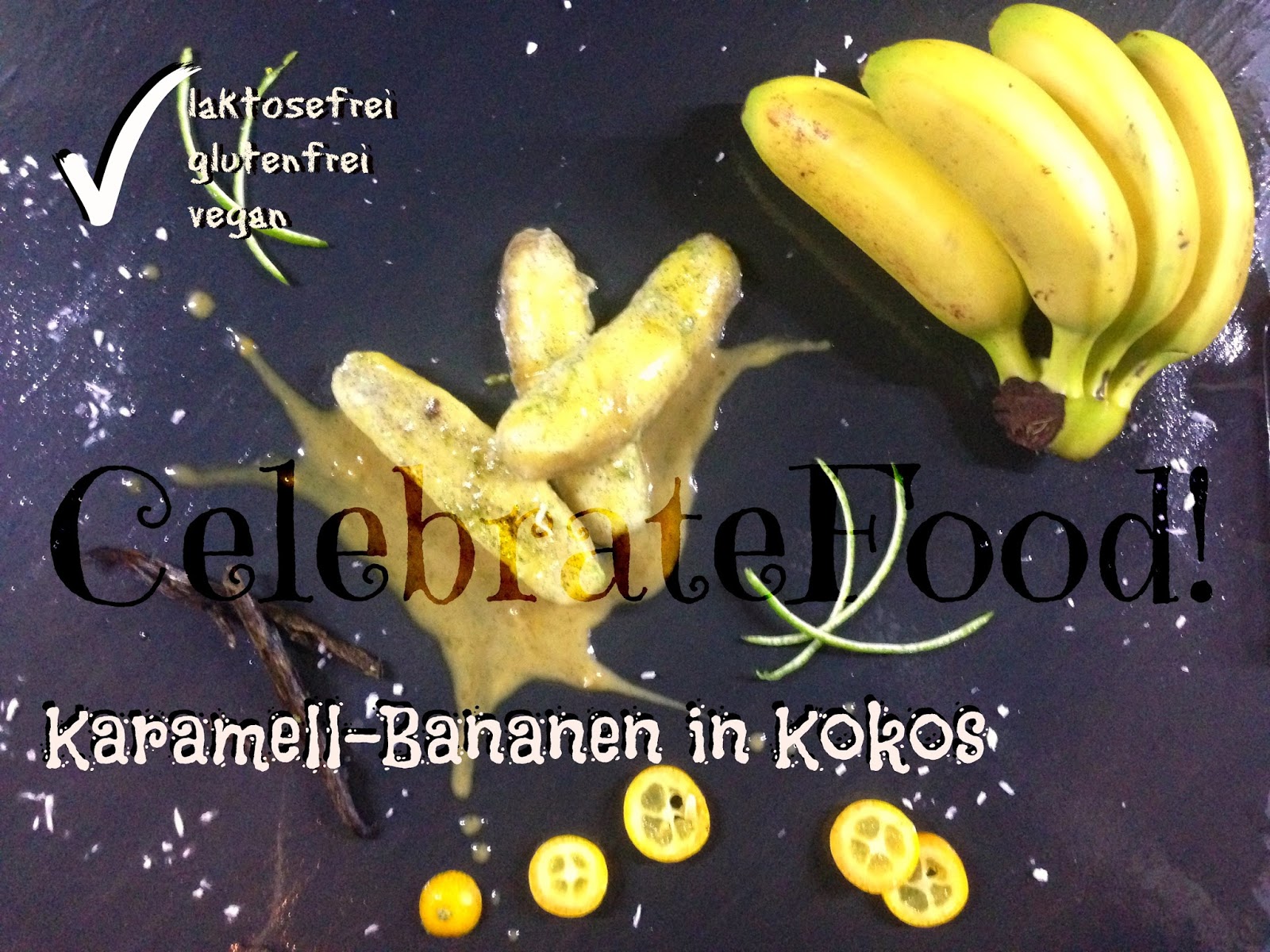 Lou celebrates food!: ‪Karamell‬-Bananen in ‪Kokos‬