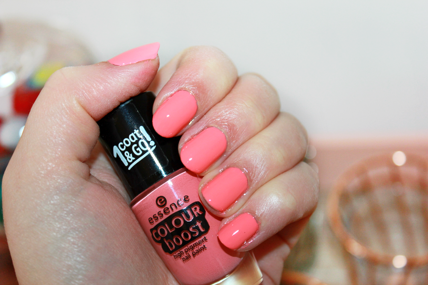 New Essence Colour Boost Instant Fun High Pigment Nail Paint Review Eline Blaise