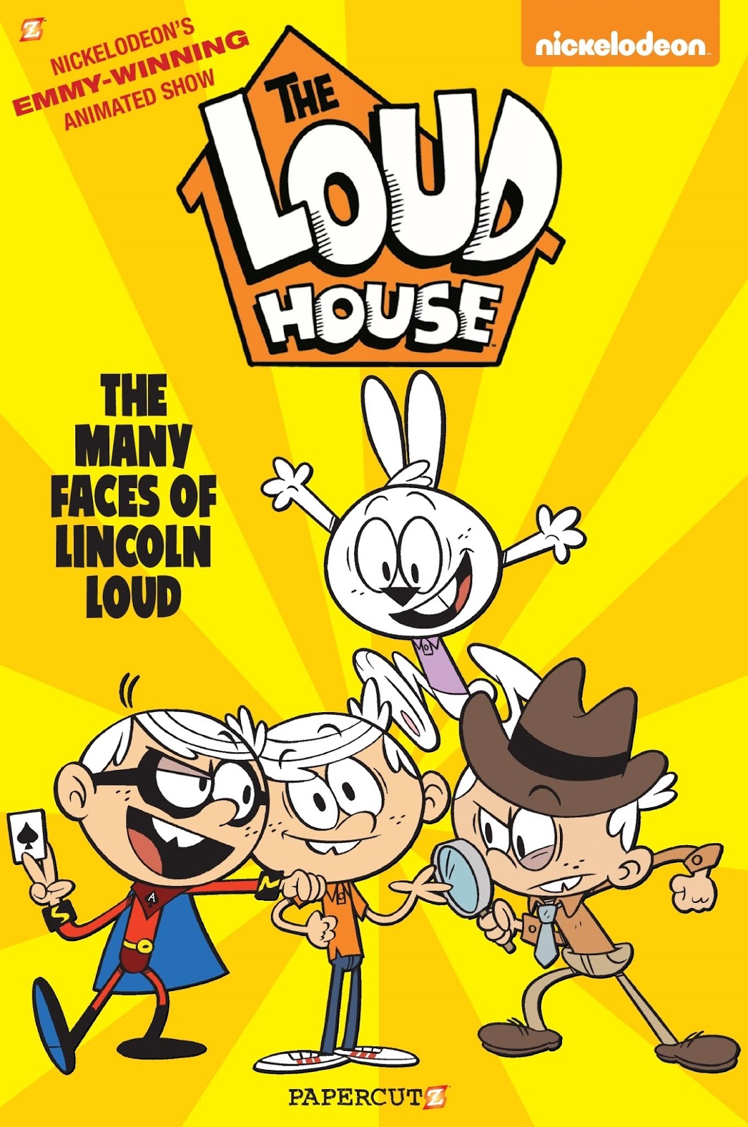 Nickalive First Look At Papercutzs The Loud House 10 The Many Faces Of Lincoln Loud 