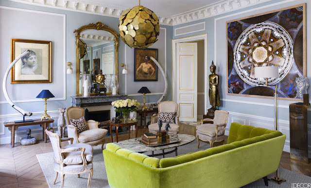 Most Beautiful Homes in Paris, a Sophisticated Paris Pied-À-Terre by Christopher Noto