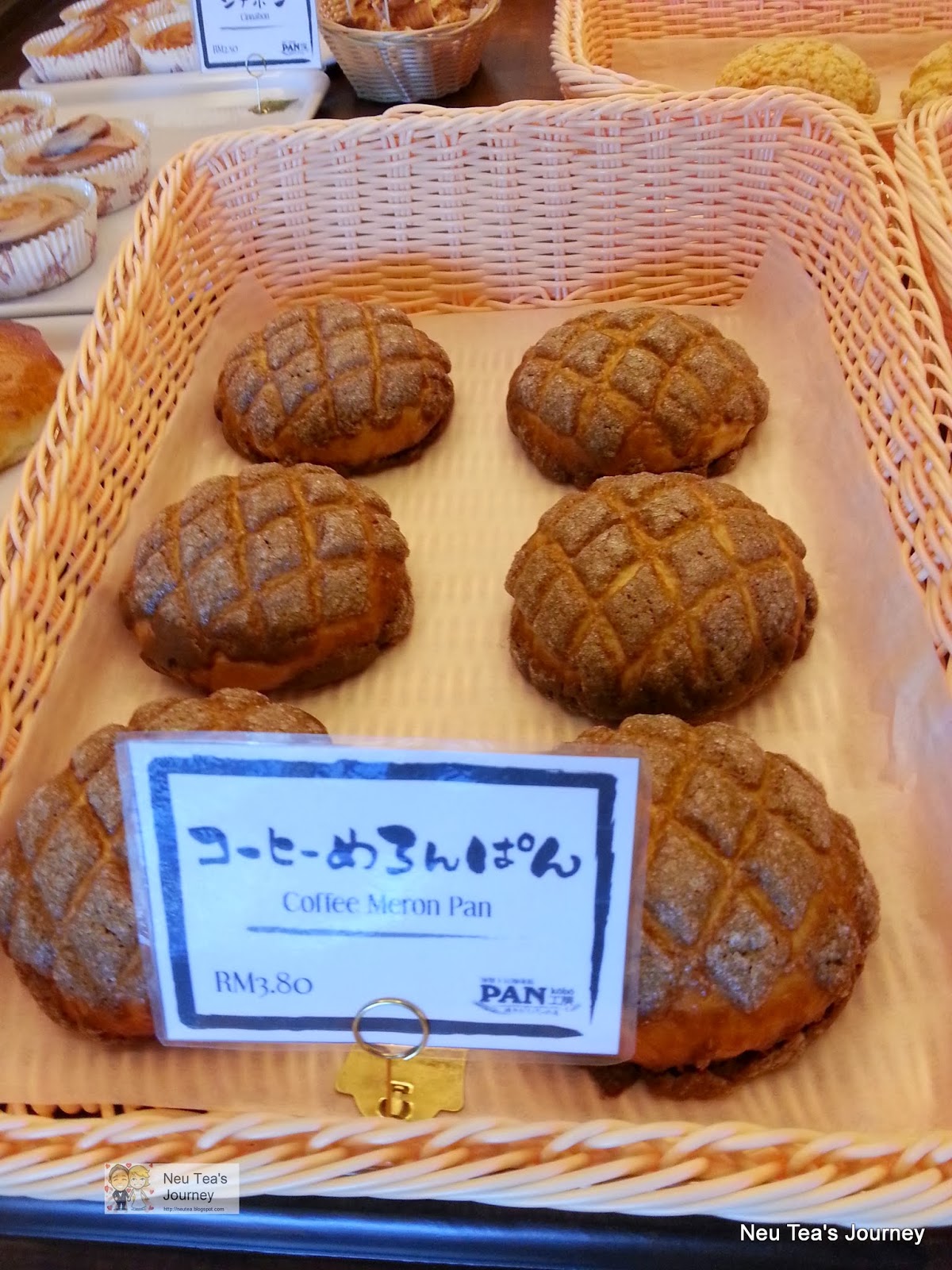 Neu Tea's Journey Part of the selection at Pan Kobo Cafe