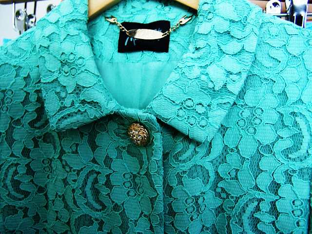 Guess by Marciano sage/mint lace coat, fashion, accessories, trends, spring, summer, new, wishlist, musthave, pret-a-porter, couture