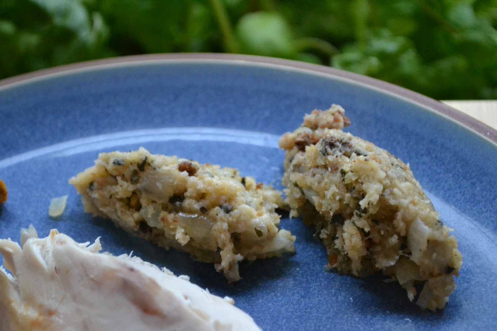 No Dairy, No Eggs, No Dramas Sage and onion breadcrumb stuffing