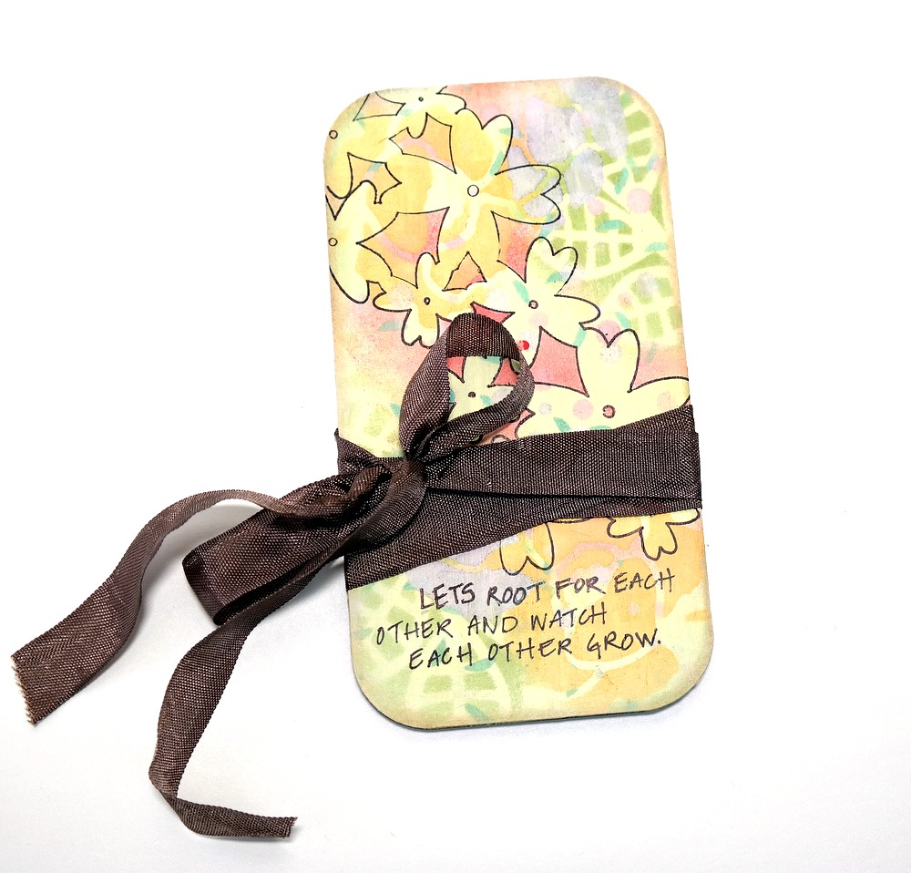 Grow Floral Mixed Media Board Tando Creative