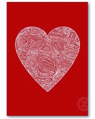 Scribbleprint Heart Valentines