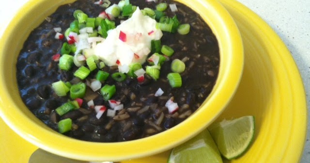 CROWDED KITCHEN: Jamaican Black Bean and Rice Soup
