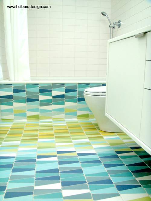 Piso de baño estilo Moderno. - ARQUITECTURA de CASAS