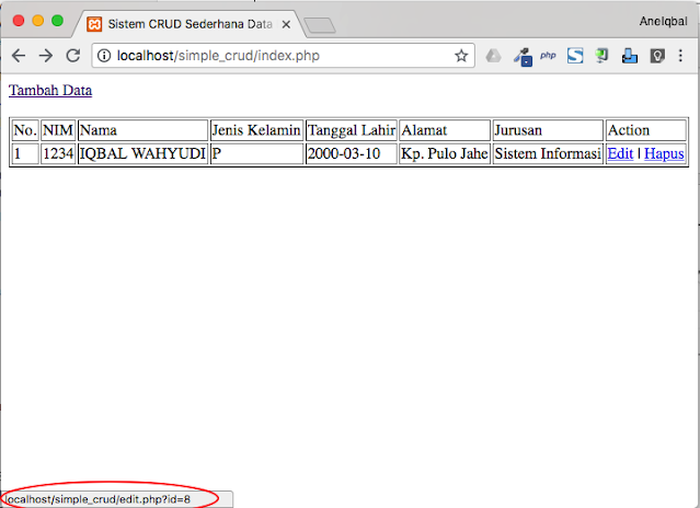 cara membuat crud dengan php dan mysql untuk pemula cara membuat crud dengan php dan mysql untuk pemula