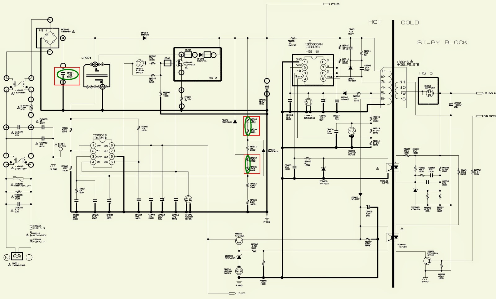 Electro help: SAMSUNG LCD TV POWER SUPPLY - BN44-0020 ... vizio wiring diagrams 