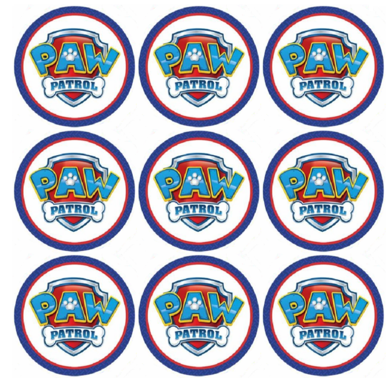 Free Printable Toppers of  Paw Patrol.