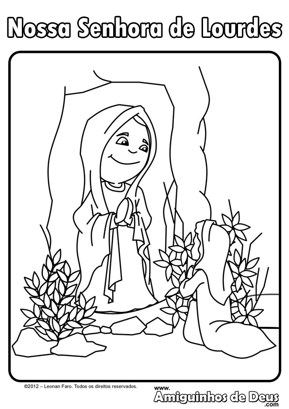 Desenho do nome Lourdes para imprimir e pintar. Imagens de nomes