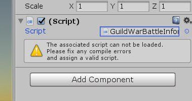 HanMin의 세상사는 이야기: [Unity Error] The associated script cannot be loaded ...