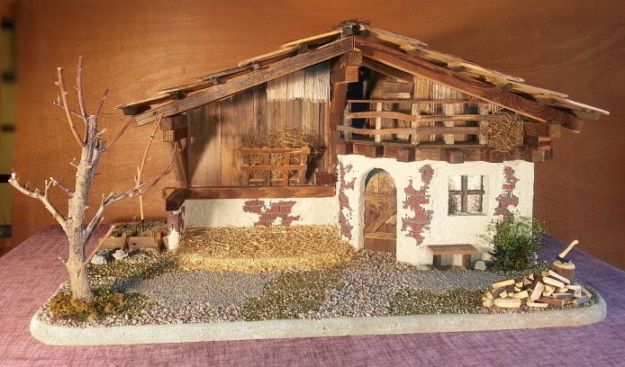 Krippen - Weihnachtskrippen - Kulissen: Weihnachtskrippe # 03 mit 