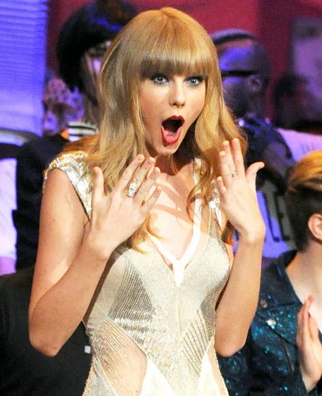 Taylor Swift surprised randommusings.filminspector.com