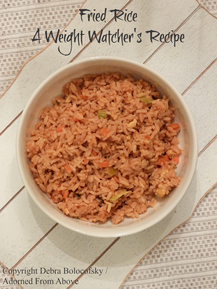 Adorned From Above Fried Rice A Weight Watchers Recipe