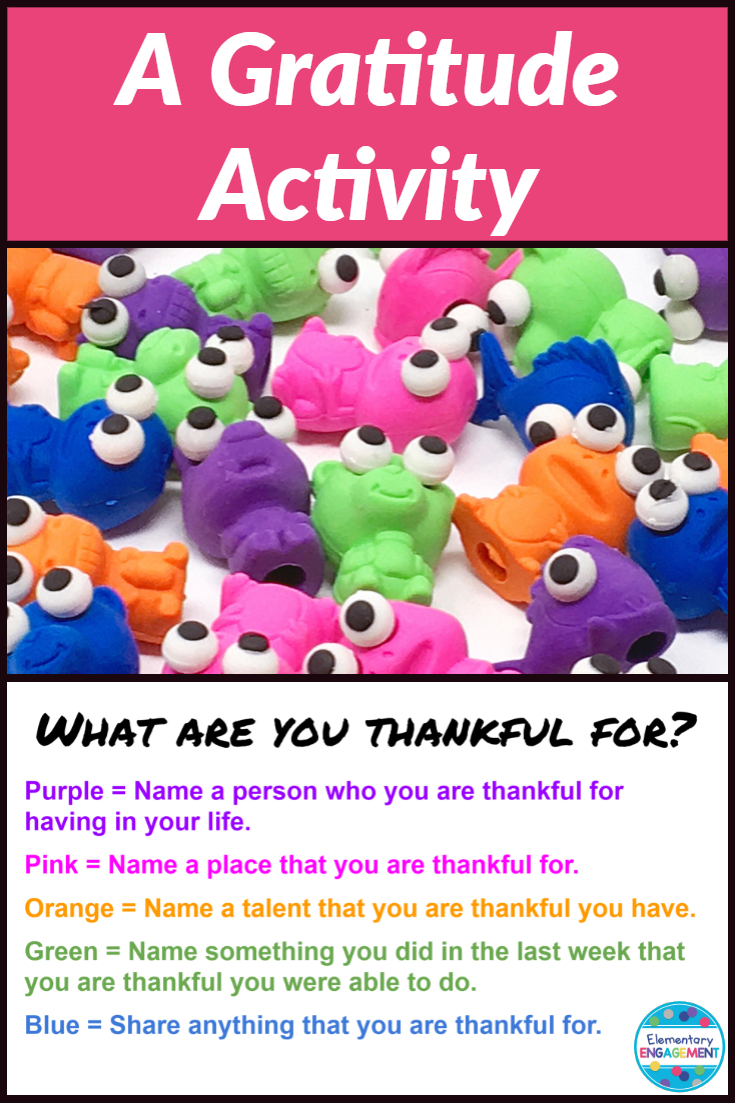 A Pinterest Inspired Gratitude Activity Elementary Engagement