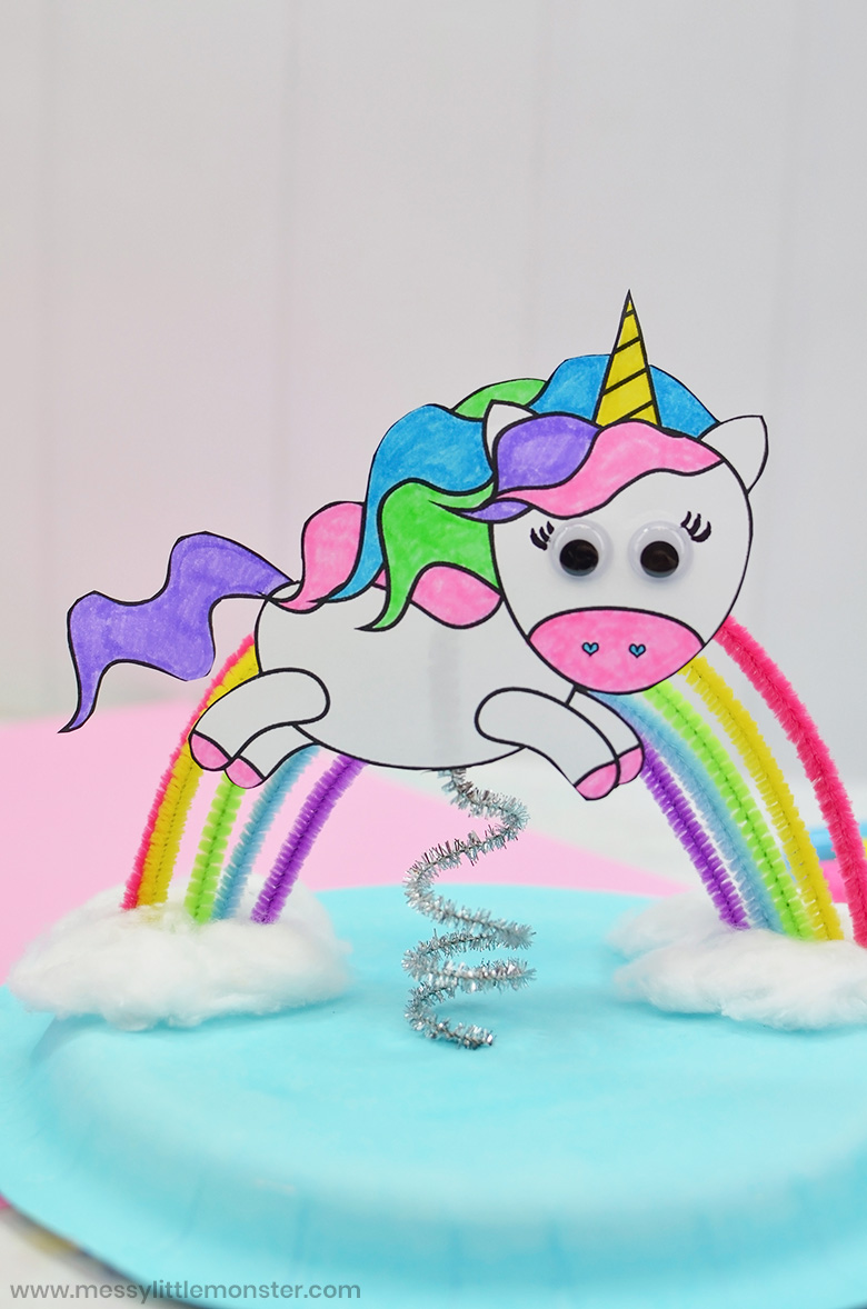 Paper Plate Unicorn - Made To Be A Momma