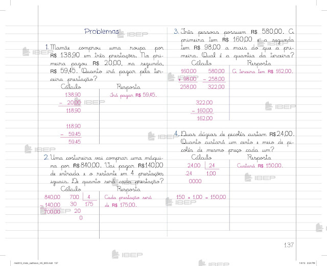Caderno Do Futuro 5 Ano Editora Ibep