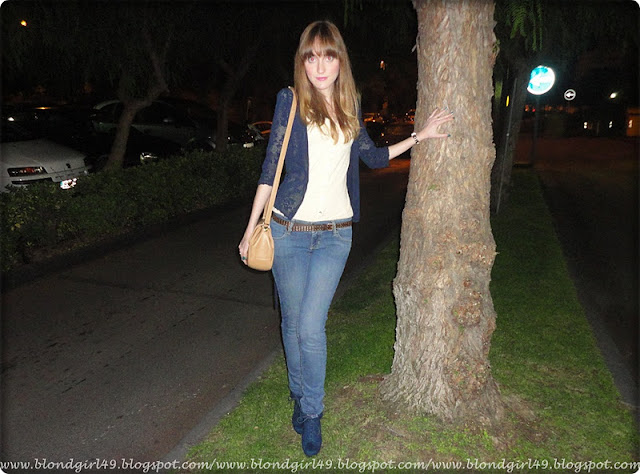 No me mires ♥: Outfit con botines azules