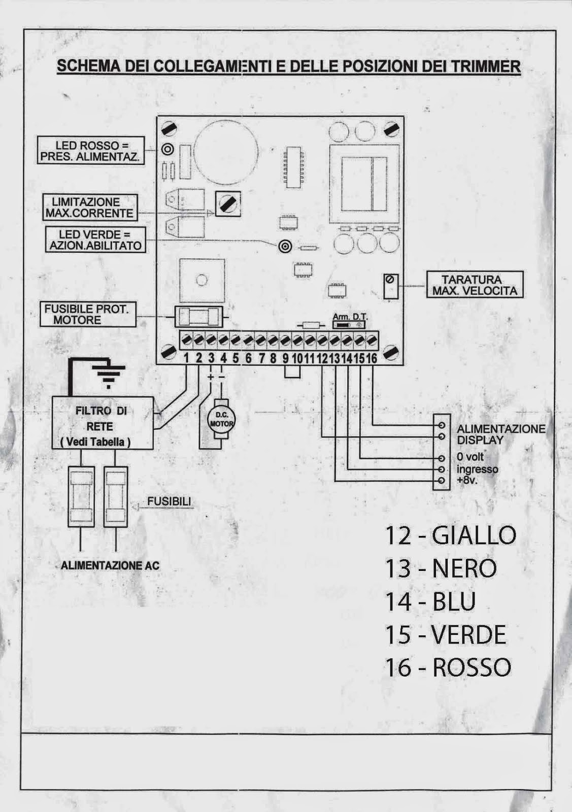 Treadmill Control Board Circuit Diagram