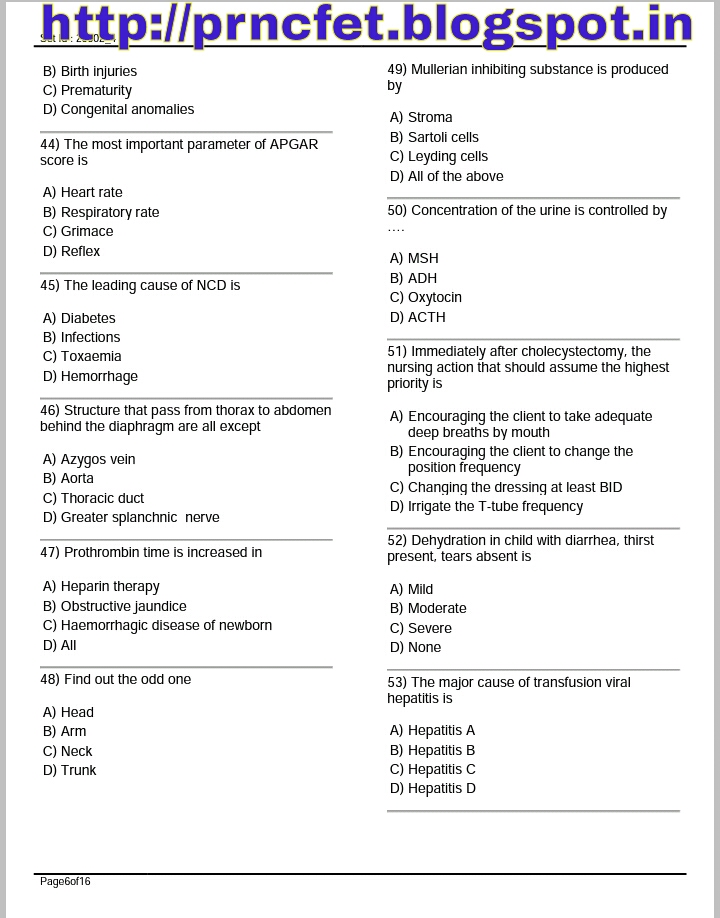 DOWNLOAD PREVIOUS STAFF NURSE EXAM PAPERS PDF AND MODAL PAPERS PUBLIC