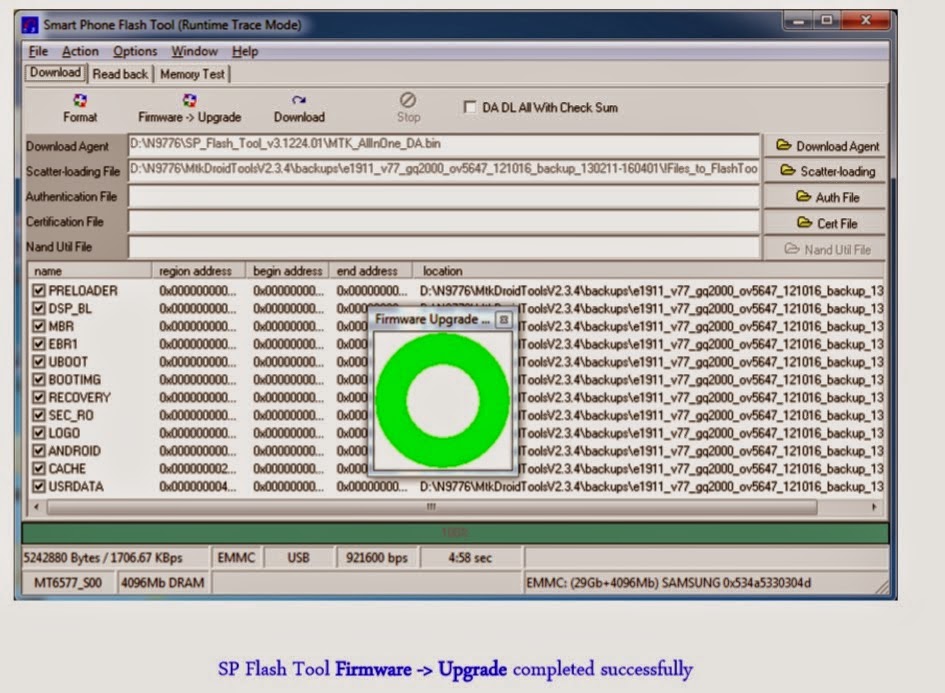 Tutorial Flashing Firmware Android Bipd